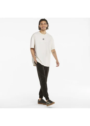 Белая футболка classics men's boxy tee Puma