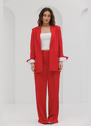 Женский брючный костюм с палаццо шоколадный Arjen (294906813)