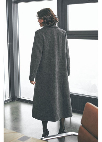 Черное демисезонное Черное пальто из французского кашемира Seventeen