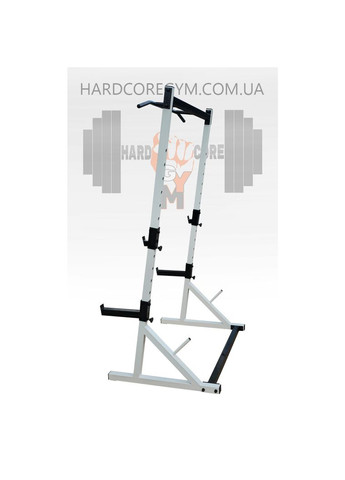 Стійки для присідання, жима лежачи та стоя, під штангу зі страховкою та турнік БІЛІ No Brand (326596762)