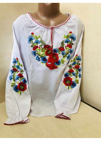 Біла сорочка вишиванка для дівчинки підліткова калина 128 134 140 146 152 158 164 140 (366080078)