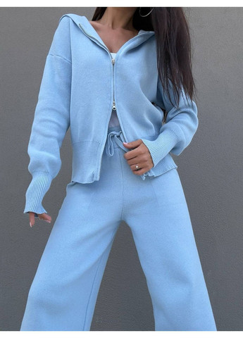 Костюм (штаны, кофта), цвет Голубой Fashion (364184212)