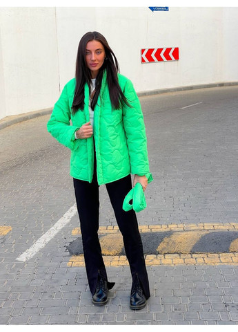Салатова зимня ✔️куртка (осінь/весна) DK/DL Мода без кордонів