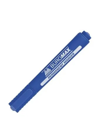 Маркер Permanent "JOBMAX", round tip, blue (BM.8700-02) Buromax Permanent "JOBMAX", round tip, blue (389554250)