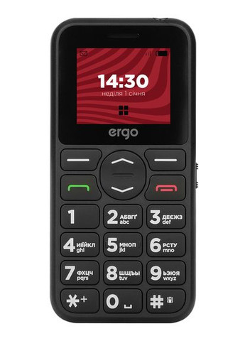 Мобильный телефон R181 Dual Sim Black Ergo (277756376)