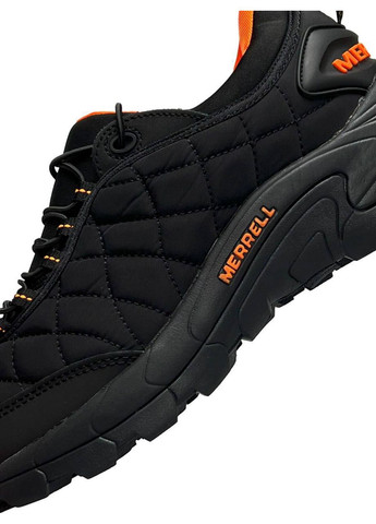 Чорні Осінні кросівки чоловічі merrell ice cap moc 2 gtx all black orange No Brand Ice Cap Moc 2 Gore-Tex All Black Orange