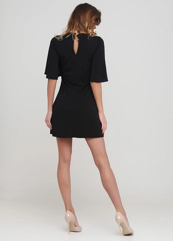 Черное кэжуал платье H&M однотонное