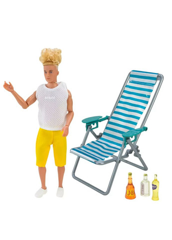 Іграшка лялька тато із шезлонгом і аксесуари Ardana A795B-1/2 в асортименті No Brand (362429470)