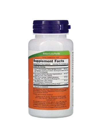 Комплекс для профілактики тиску та кровообігу Vein Supreme 90 Veg Caps Now Foods (301769925)