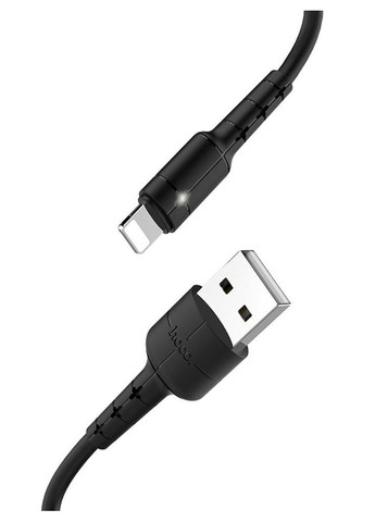 USB кабель X30 цвет черный ЦБ-00204678 Hoco (282743716)