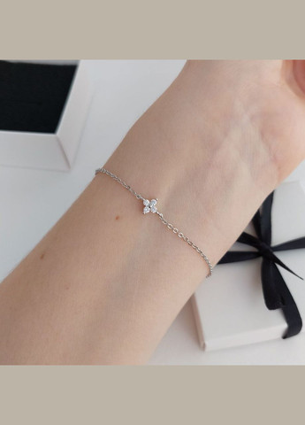 Комплект ювелирной бижутерии из 3-х украшений посеребренный DeKolie (296481815)