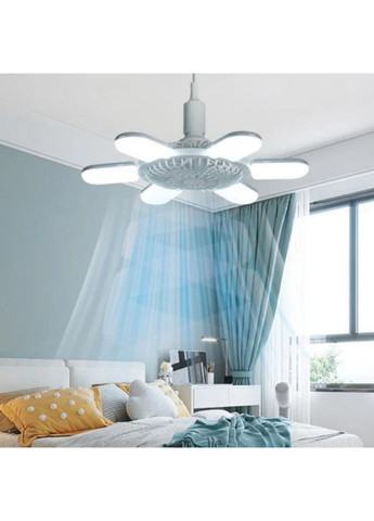 Лампа - вентилятор в патрон(E27) 60W 41*41 см No Brand (322538674)