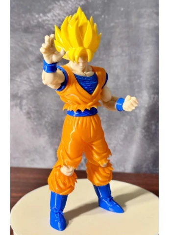 Аниме-статуэтка Dragon Ball «Сон Гоку/Super Saiyan», PLA, 22×12×7 см No Brand (377716115)
