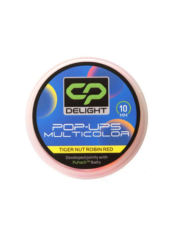 Бойли Delight Multicolor Pop Ups 10мм Тигровий горіх Робін Червоний CPDMUPTN10 CARP PRO (317307430)