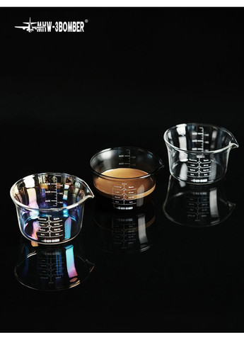 Мерная стеклянная емкость для эспрессо Glass Measuring Cup 120 мл Серая (G6585G-OS) MHW-3BOMBER (361308368)