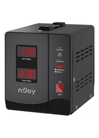 Стабілізатор Alvis 2000 (AVRL-20002AL-CS01B) AVR, 2 розетки nJoy (314929138)