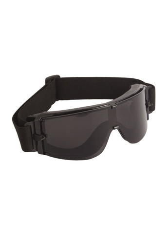 Тактичні захисні окуляри, маска зі змінними лінзами - Панорамні незапітніючі .Чорна Daisy (280826703)