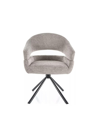 Стілець кухонний BORGO RAVEN чорний каркас / сірий 07 BORGORCSZ Signal (372178199)