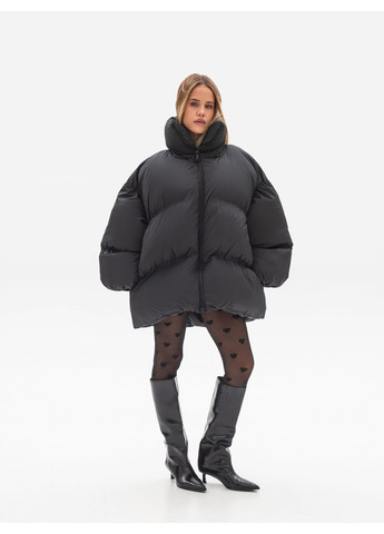 Черная зимняя куртка женская зимняя oversized ZF inspire