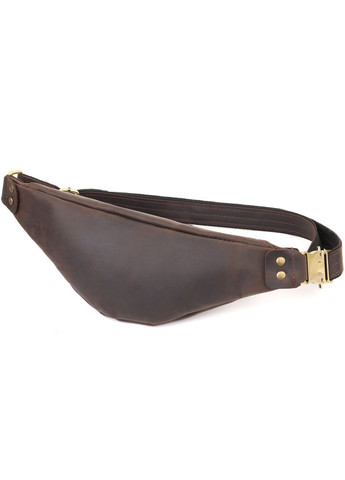 Стильная мужская бананка из натуральной винтажной кожи 23130 Shvigel (366880636)