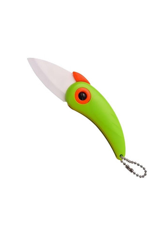 Керамический складной нож форма птицы салатовый No Brand (317252784)