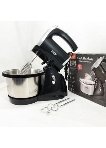 Миксер с режимами скорости RAF R.6662 1000 Вт 3 л, Бюджетный тестомес для дома, SB-746 Кухонный миксер No Brand (351486091)