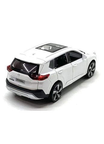 Машина Nissan x trail металопластик 1:32 звук світло інерція Біла (ТК-10415) TK Union Group (301421712)