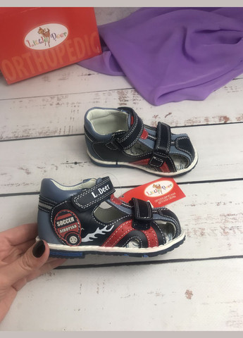 Босоніжки дитячі для хлопчиків Різнобарвний (2017) Little Deer (332795197)