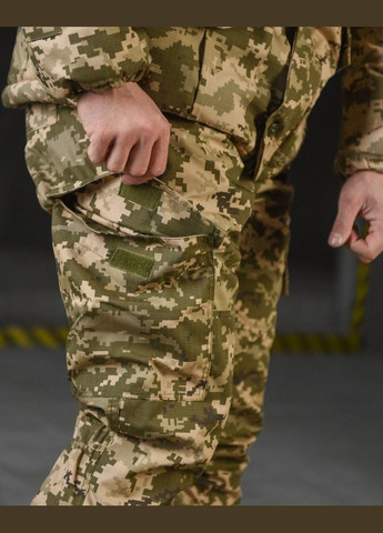 Тактический зимний костюм на флисе Горка Люкс пиксель No Brand