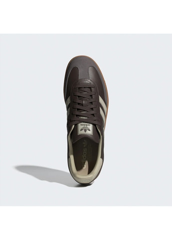 Коричневі кросівки чоловічі samba og brown id1481 adidas