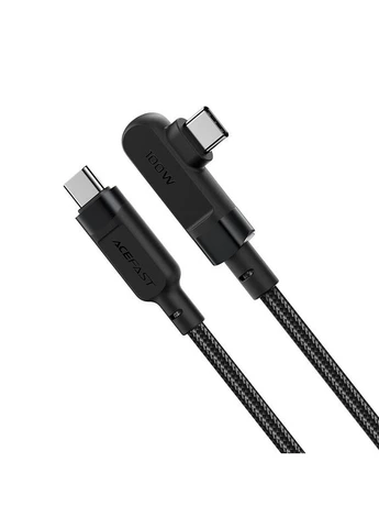 Кабель USB-C to USB-C 100W угловой из алюминиевого сплава 2м (6974316281016) Acefast C5-03 (372684075)