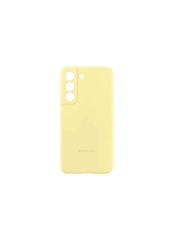 Чохол-накладка Silicone Cover для Galaxy S22 SM-S901 Butter Yellow (EF-PS901TYEGRU) Samsung (364860838)