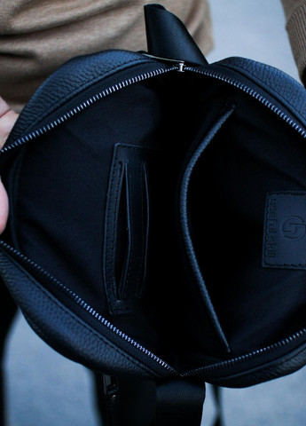 Кожаная сумка-мессенджер через плечо Vishnya (317574245)