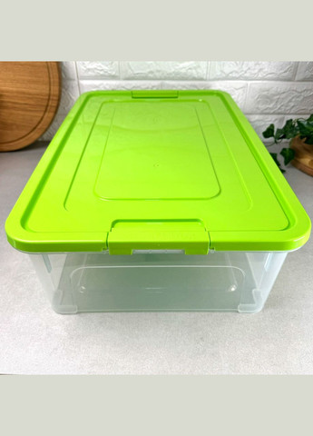 Великий контейнер із кришкою для зберігання 14 л Smart Box Алеана (303212157)