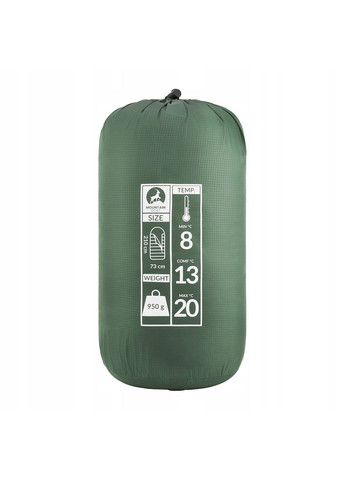 Спальный мешок (спальник) одеяло 2 в 1 Standard 8 ...+20°C R Olive/Grey (P-5905973400961) Mountain Goat (301906304)