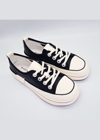 Чорні кеди (р) шкіра 0-1-1-am-13691-1-1 Baderus