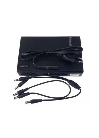 Джерело автономного живлення роутера/камери Telstream Mini UPS 10400 mAh 18 W (DC 5/9/12V/USB/PoE) (DC1018P) VIA (295376263)