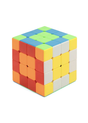 Кубик рубіка 4х4 meilong stickerless мою без наклейок (4 на 4) кольоровий пластик швидкісний Мейлонг MoYu (306447024)