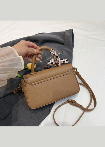 Жіноча сумка 10366 крос-боді бежева No Brand (306709562)