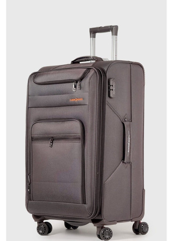 Большой тканевый чемодан 6016-1-BR Three Birds (325985647)