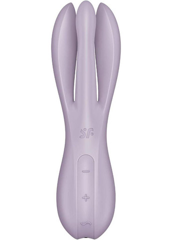 Кліторальний вібратор Threesome 2 Violet, 3 гнучкі пальчики, 3 мотори Satisfyer (311599982)