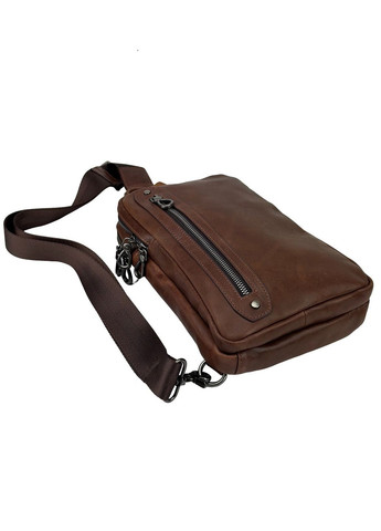 Сумка-слінг чоловіча шкіряна через плече RoyalBag 9801C (330359623)