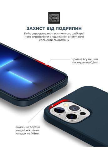 Чехол ICON2 Case для Apple iPhone 13 Pro Max Abyss Blue (ARM60499) ArmorStandart (327881295)