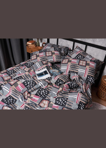 Комплект постельного белья Бязь Gold Люкс евро 200х220 наволочки 4х50х70 (MS-820003408) Moon&Star Nautical (288043536)