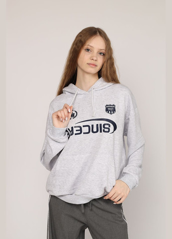 Худи женский цвет серый CB-00270853 Yuki (323142708)