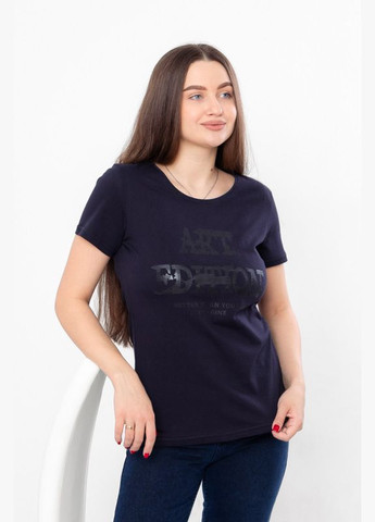 Синя літня футболка жіноча з коротким рукавом Носи своє
