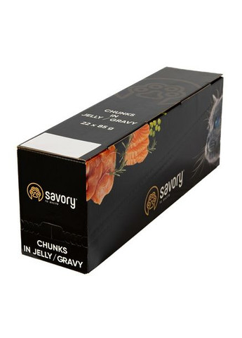 Влажный корм для взрослых кошек, кусочки ягненка со свеклой в соусе 22х85г Savory (299766384)