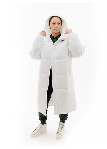 Белая демисезонная женская куртка clsc parka белый Nike