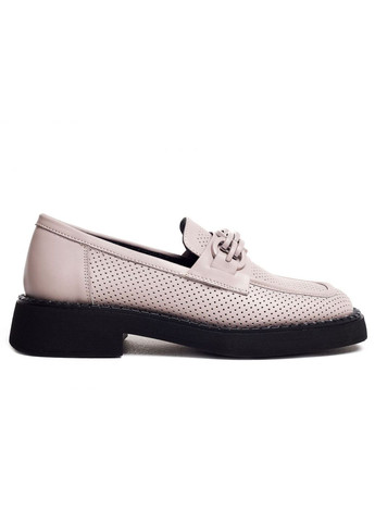 Veritas Шкіряні туфлі 4126 бежевий з, — демісезон (301650891)