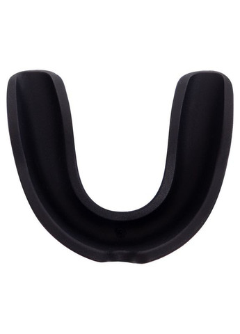 Капа боксерська одностороння (однощелепна) у футлярі (термопластик, р-р L, Чорний) (BO-3604-L_Чорний) Zelart (361435770)